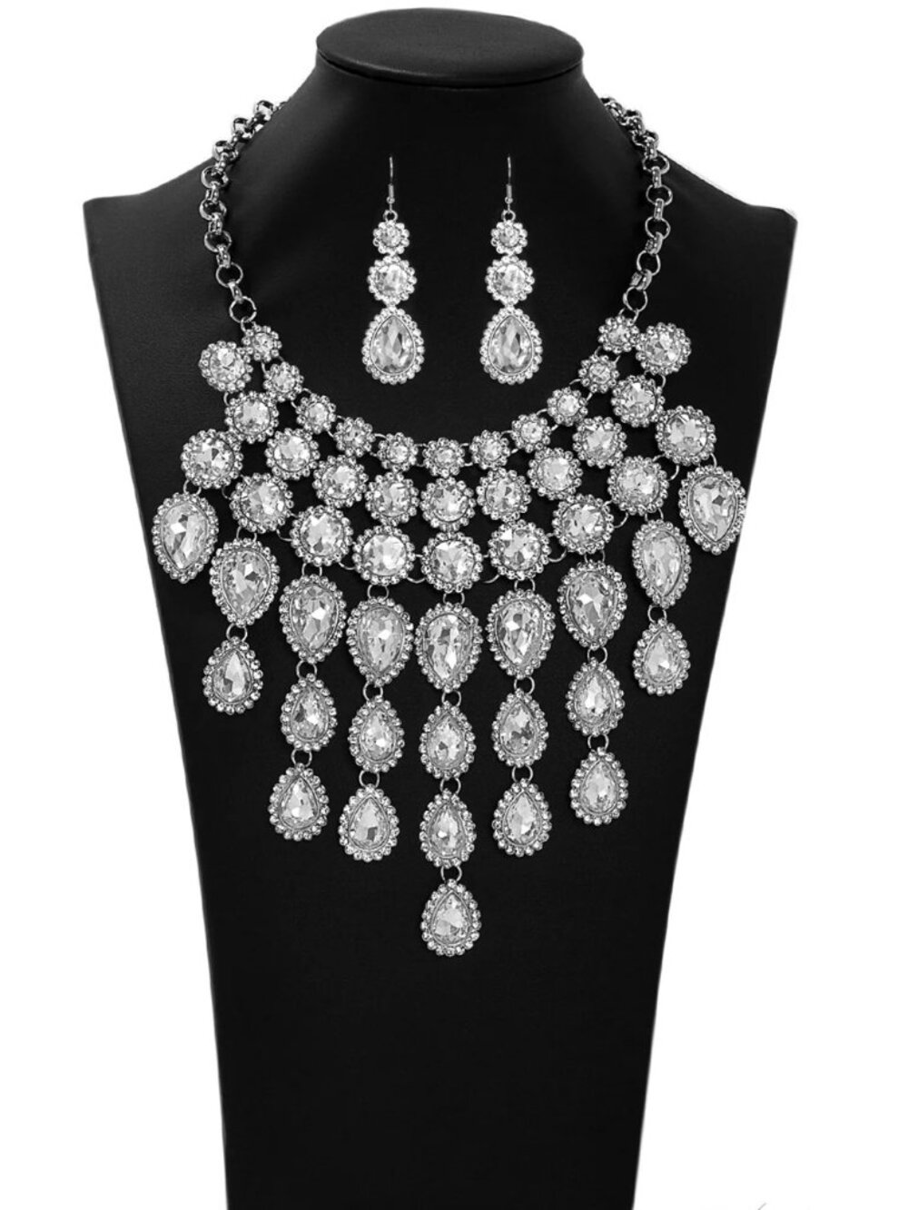✨ Paparazzi Zi Collection “The Mesmerize” Statement Necklace & Earrings NWT